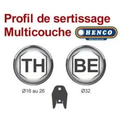 Sortie De Cloison HENCO Douche/Bain Douche Multicouche à Sertir Ø20x2.0 - Femelle 1/2 (15/21) -HENCO Soldes Magasin 2034409 4