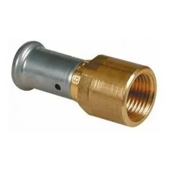 HENCO Manchon PVDF Droit Multicouche à Visser - Femelle 1“1/2 - Diamètre 50 Mm - Sélection Cazabox