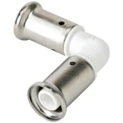 HENCO Coude 90° égal PVDF Blanc Multicouche à Sertir TH Ou BE Ø16x2.0