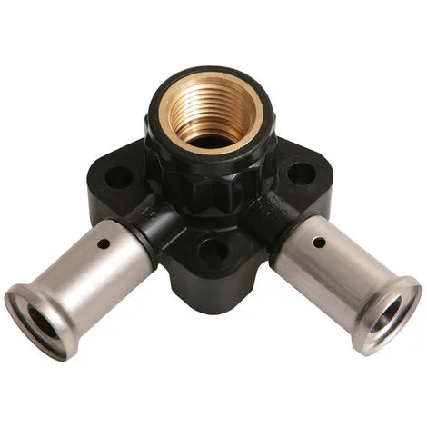 HENCO Applique Double 40mm PVDF Multicouche à Sertir TH Ou BE Femelle 1/2 - Ø20x2.0 1 HENCO Applique Double 40mm PVDF Multicouche à Sertir TH Ou BE Femelle 1/2 - Ø20x2.0