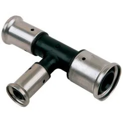 HENCO Té Réduit PVDF Multicouche à Sertir BE Ø40x3.5-20x2.0-32x3.0