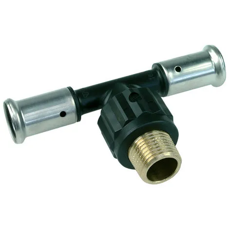 HENCO Té Mâle PVDF Multicouche à Sertir BE Ø40x3.5-1''1/4-40x3.5 1 HENCO Té Mâle PVDF Multicouche à Sertir BE Ø40x3.5-1''1/4-40x3.5