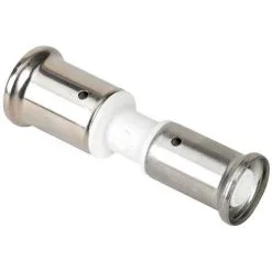 HENCO Manchon Réduit PVDF Blanc Multicouche à Sertir TH Ou BE Ø20x2.0-16x2.0