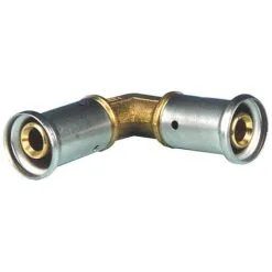 HENCO Coude 90° égal Laiton Multicouche à Sertir BE Ø32x3.0