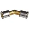 HENCO Coude 45° égal Laiton Multicouche à Sertir TH Ou BE Ø26x3.0