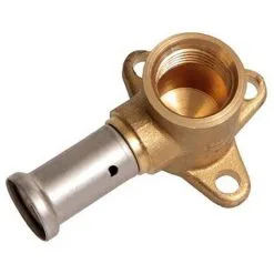 HENCO Applique 35mm Laiton Multicouche à Sertir TH Ou BE Femelle 1/2 - Ø16x2.0