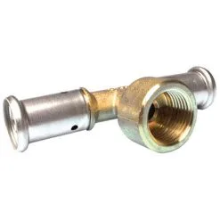 HENCO Té Femelle Laiton Multicouche à Sertir TH Ou BE Ø20x2.0-3/4-20x2.0