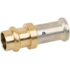 HENCO Adaptateur Laiton à Sertir Multicouche TH Ou BE Ø20x2.0-Cuivre V Ø18