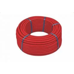 HENCO 100ml Multicouche Gainé Rouge 10bar-95°-Alu 0,2mm-Ø16x2.0