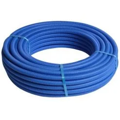 100M Tube Multicouche Pré-gainé Bleu - Ø20x2,0 - Alu 0,4mm - Henco