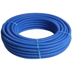 10M Tube Multicouche Pré-gainé Bleu - Ø20x2,0 - Alu 0,4mm - Henco