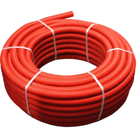 1M Tube Multicouche Pré-gainé Rouge - Ø20x2,0 - Alu 0,4mm - Henco 2 1M Tube Multicouche Pré-gainé Rouge - Ø20x2,0 - Alu 0,4mm - Henco – Image 2