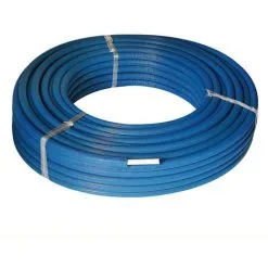 25M Tube Multicouche Isolé Bleu - Ø26x3,0 - Alu 0,28mm - Henco